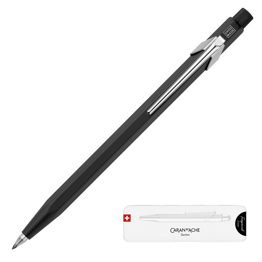 Ołówek automatyczny CARAN D'ACHE Fixpencil 2mm w pudełku czarny