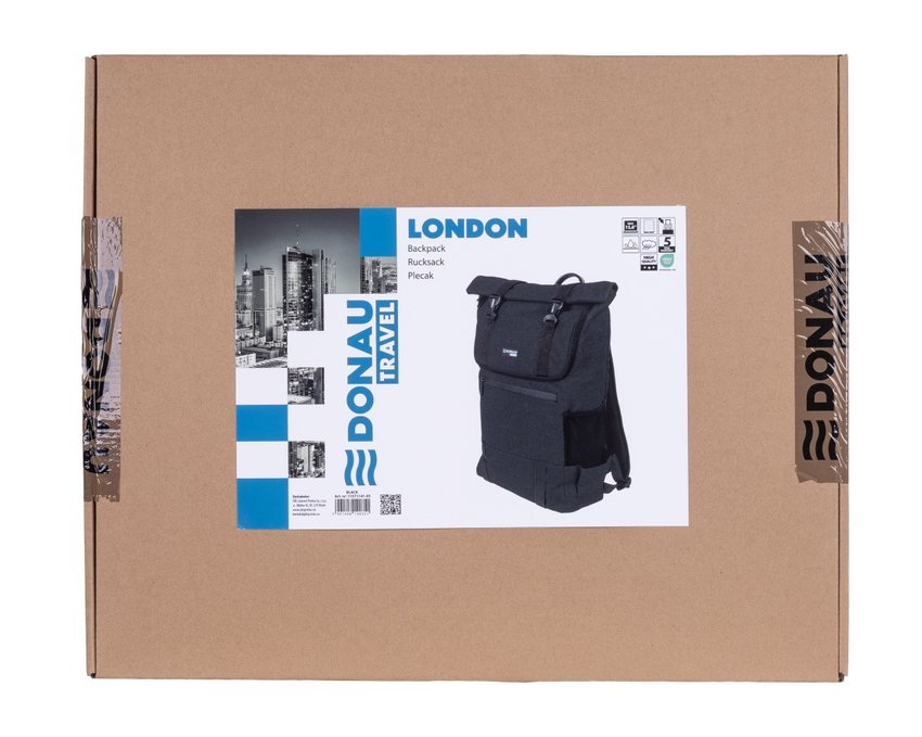 Plecak DONAU TRAVEL London 15,6" 18l czarny