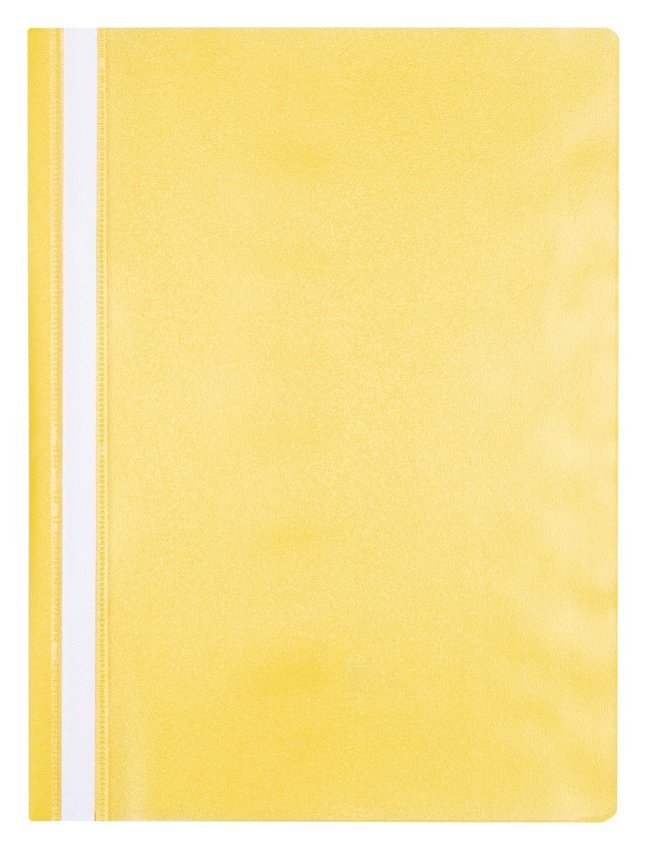 Skoroszyt OFFICE PRODUCTS 120/180 mic PP żółty