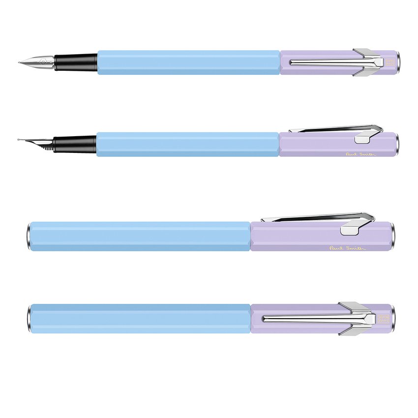 Pióro wieczne CARAN D'ACHE 849 Paul Smith Ed4 w pudełku SkyBlue/Lavender F