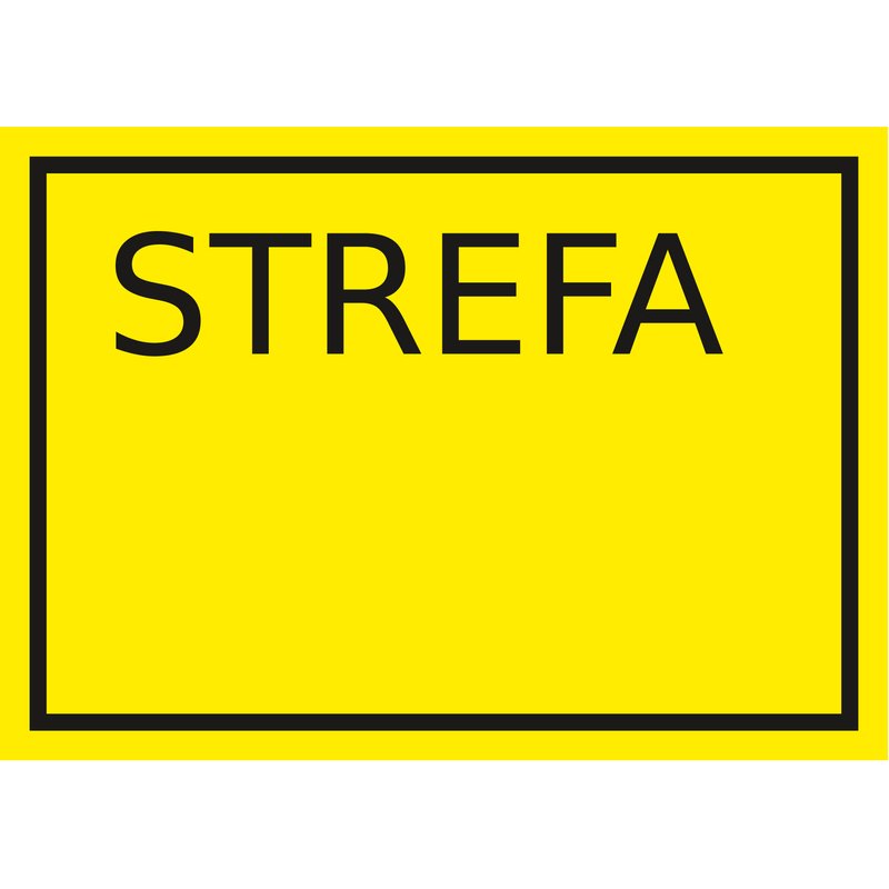 Znak TDC 2 Strefa Zagrożenia Wybuchem  /TDC