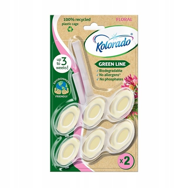 Kolorado Roll Aroma Green Line Floral Zawieszka 2X51g