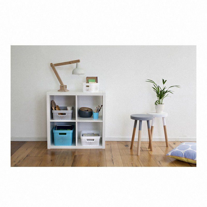 Pojemnik z pokrywką 4,5L ażurowy Infinity jasnoszary Curver