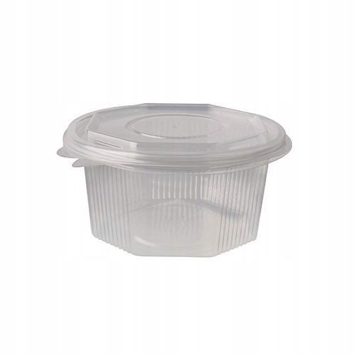 Pojemniki PP ośmiokątne z pokrywką 1000 ml 50 szt Papstar