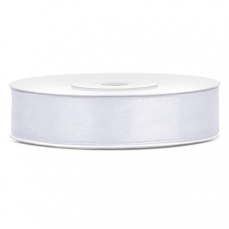 Wstążka Dekoracyjna 12mm x 25m Biała