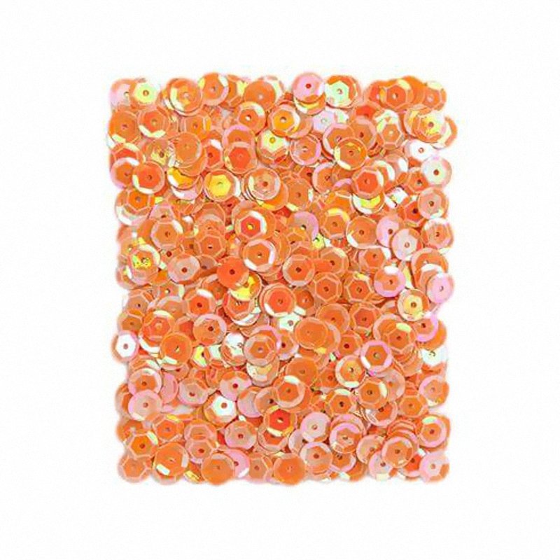 Cekiny Opalizujące 15g 9mm  [DPCE-081]  Pomarańczowe / DpCraft