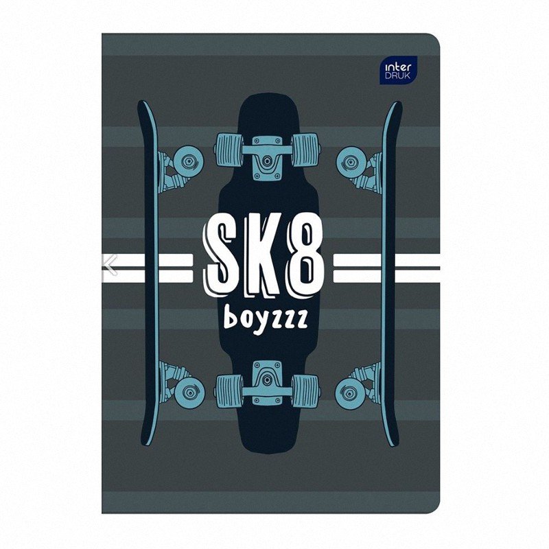 Zeszyt A5 32k Kratka UV Trends Boys  / Interdruk