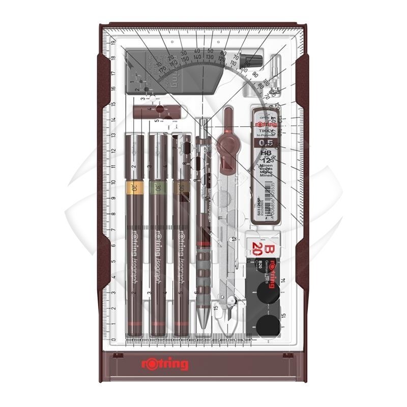 Zestaw Isografów Combi Master 0.20, 0.30, 0.50mm /Rotring S0699430