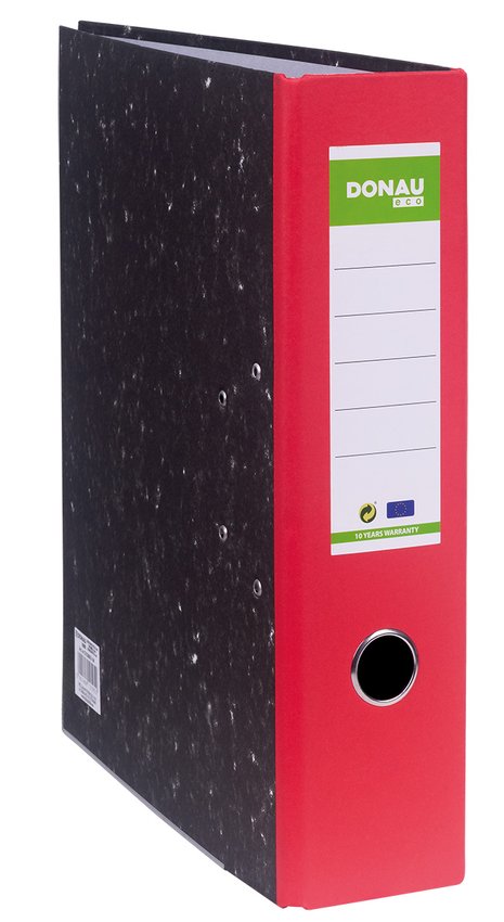 Segregator DONAU ECO A4/80mm grzbiet czerwony