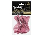 Balony Beauty&Charm, platynowe j.różowe 12"/ 7 szt.  /GoDan