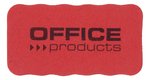 Gąbka magnetyczna OFFICE PRODUCTS do tablic suchościeralnych 110x57x20mm z zawieszką czerwona