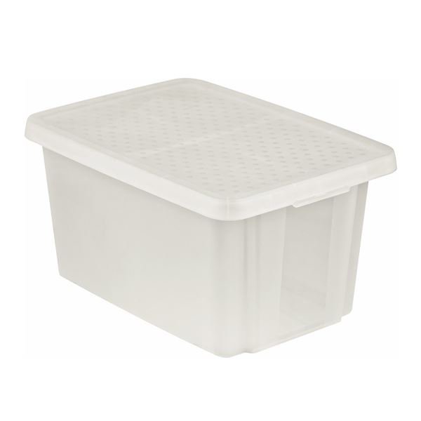 Curver Essentials pojemnik z pokrywą 45L transparentny