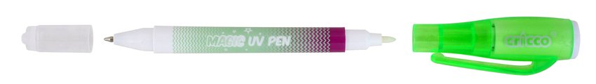 Długopis Magiczny Cricco Invisible Uv 1 Szt. Blister Mix Kolorów