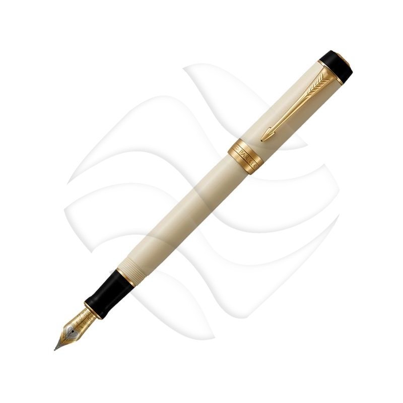 Parker Pióro Wieczne Centennial Duofold Ivory & Black GT FP (F) [1931391]
