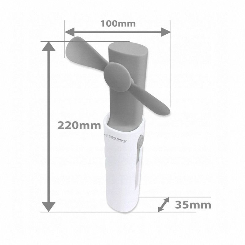 Wentylator Kompaktowy z Power Bankiem Daphne Esperanza