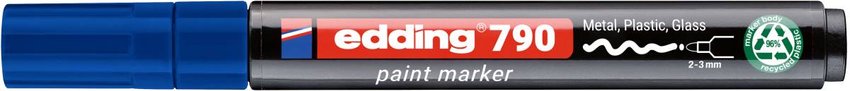 Marker olejowy e-790 EDDING PCR niebieski