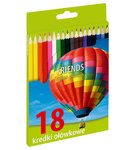 Kredka ołówkowa 18 kol. ostrz.sześciok .UNIONL