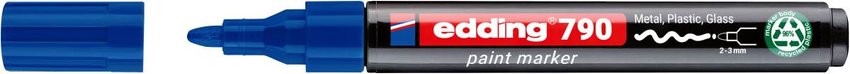 Marker olejowy e-790 EDDING PCR niebieski