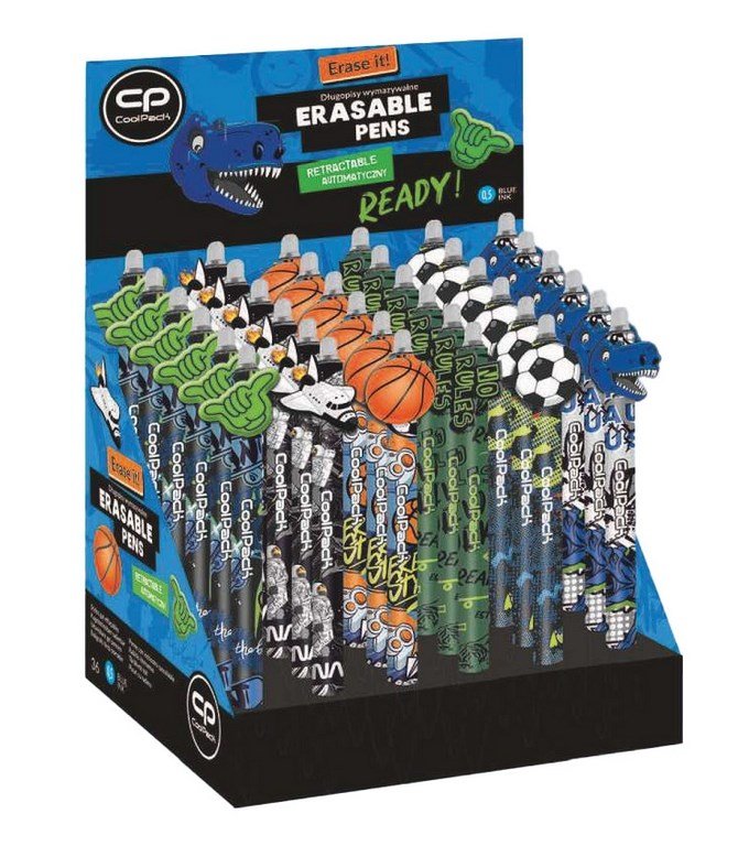 Długopis Aut. Ścieralny Cool Pack Boys 0.5 Niebieski