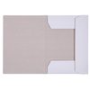 Teczka z gumką OFFICE PRODUCTS Premium karton A4 350gsm 3-skrz., biała