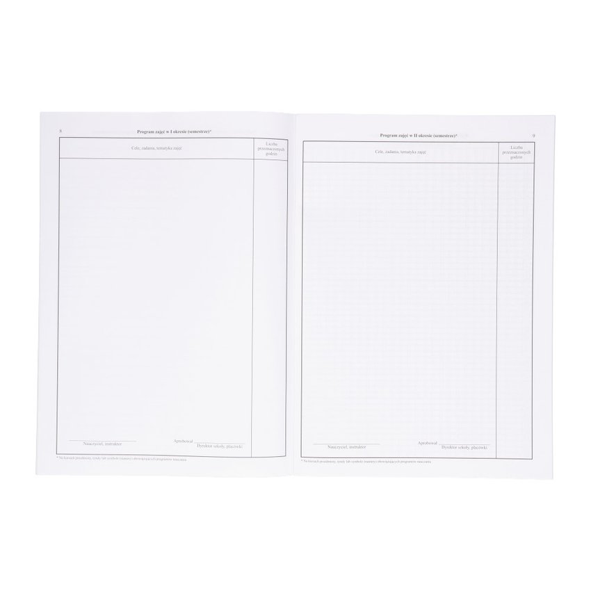 Dziennik Zajęć Pozalekcyjnych i Pozaszkolnych (MEN-I/6) /Intro