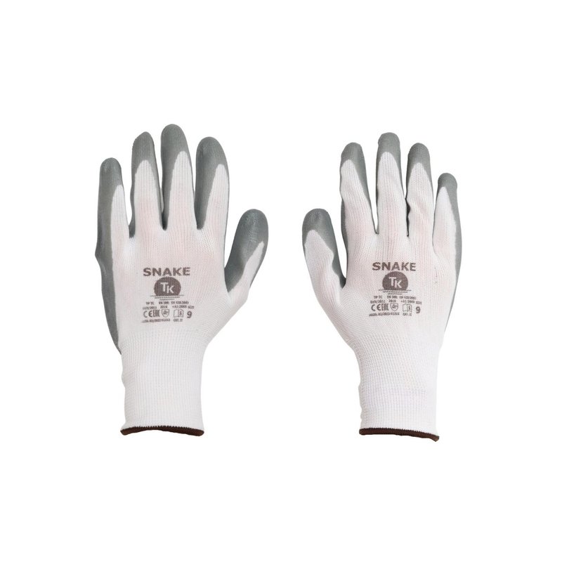 Rękawice TK Snake Rozm. 7 Białe   /TK GLOVES