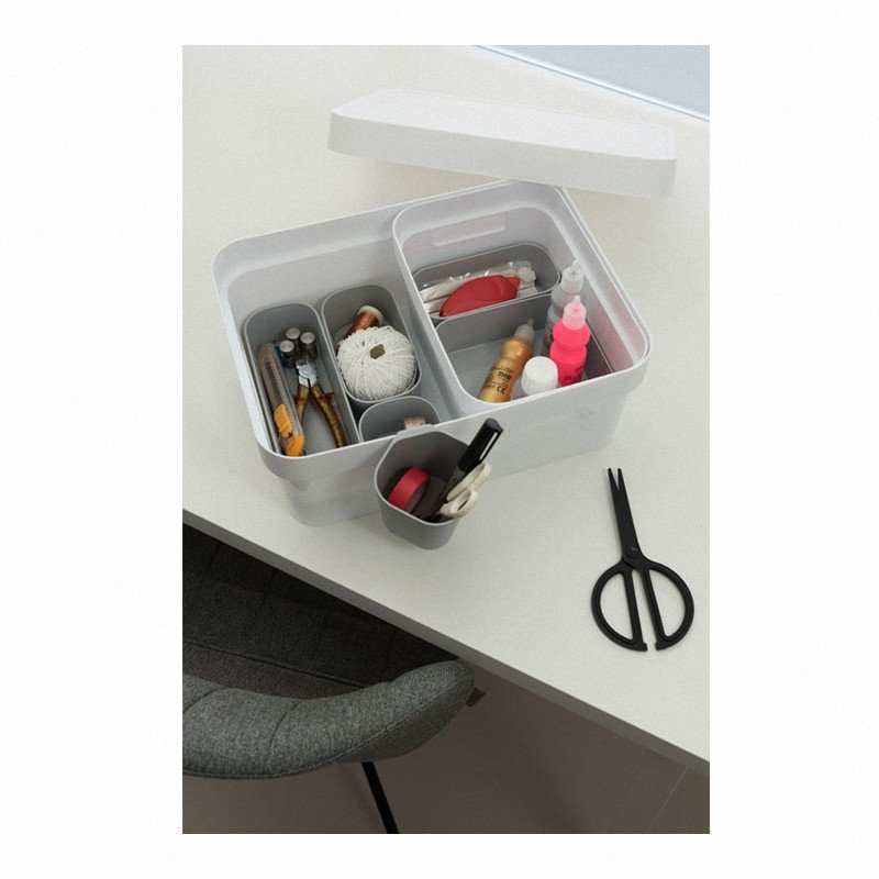 Curver Infinity M organizer do szuflady jasny szary 234481