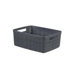 Koszyk Curver Jute rozmiar S odcień ciemny szary