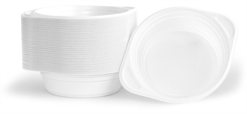 Flaczarka Plastikowa Office Products 500Ml Śr. 16Cm 100 Szt. Biała