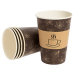 Kubek Papierowy Nadruk 420ml śr.90mm Bio 50szt.  /Love Nature