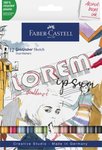 Pisak Goldfaber Sketch Dwustronny Zestaw 12 Kol. Faber-Castell