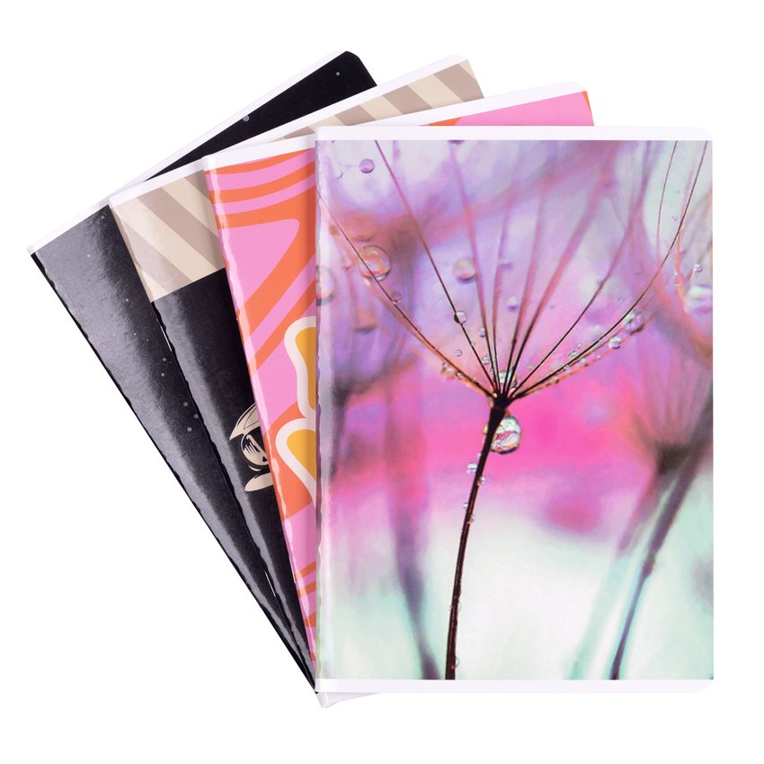 Zeszyt szkolny GIMBOO A5 w linie 60 kart., 70gsm mix wzorów