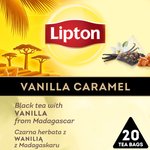 Herbata Lipton Piramidki Czarna Wanilia 20 Torebek