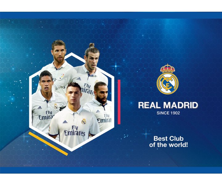 Blok Rysunkowy A4 20k Real Madrid 3 /Astra 106017002