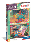 Puzzle 2x60 Disney Stitch /Clementoni