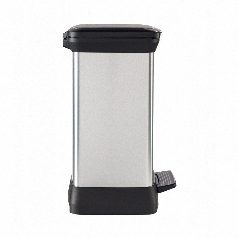 Kosz pedałowy Curver Deco Bin IML 10L 18L metalizowany