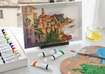 Farby Olejne Creative Studio 12 Kolx 9 Ml Tubki Opakowanie Kartonowe Faber-Castell