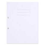 Skoroszyt OFFICE PRODUCTS Budget karton z oczkiem nadruk 1/1 A4 250gsm biały