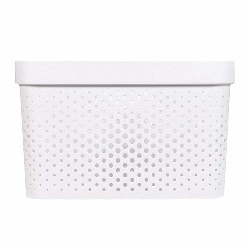 Pojemnik ażurowy Infinity 17L bez pokrywy biały Curver