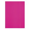 Teczka z gumką OFFICE PRODUCTS Fluo soft touch karton/lakier A4 320gsm 3-skrz., mix kolorów