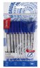 Długopis Biurowy Przezroczysty 1 Mm Memobe Niebieski 10 Szt. Etui