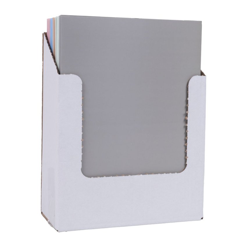 Teczka z gumką OFFICE PRODUCTS Pastel soft touch karton/lakier A4 320gsm 3-skrz., mix kolorów