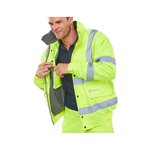 Kurtka Ostrzegawcza Beeswift Bomber Rozm. M Żółta   /BEESWIFT