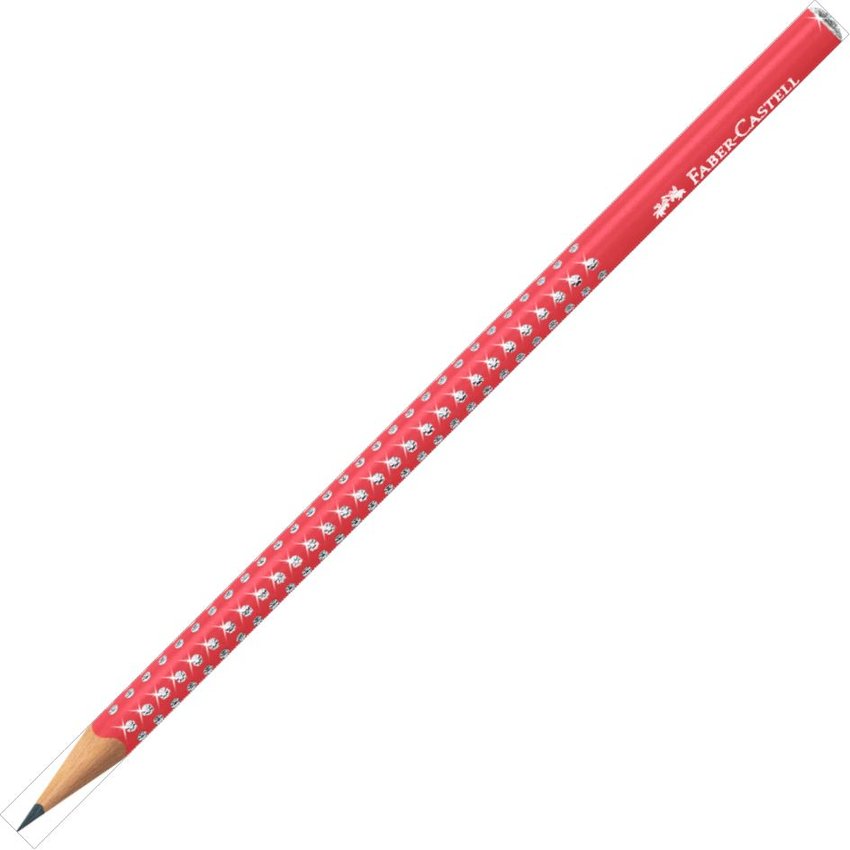 Ołówek Sparkle Pearly Czerwony (Candy Cane Red) Faber-Castell
