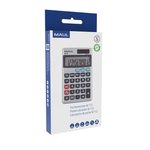 Kalkulator Kieszonkowy M 112, 12-Pozycyjny, Obliczanie Podatku, Srebrny Maul