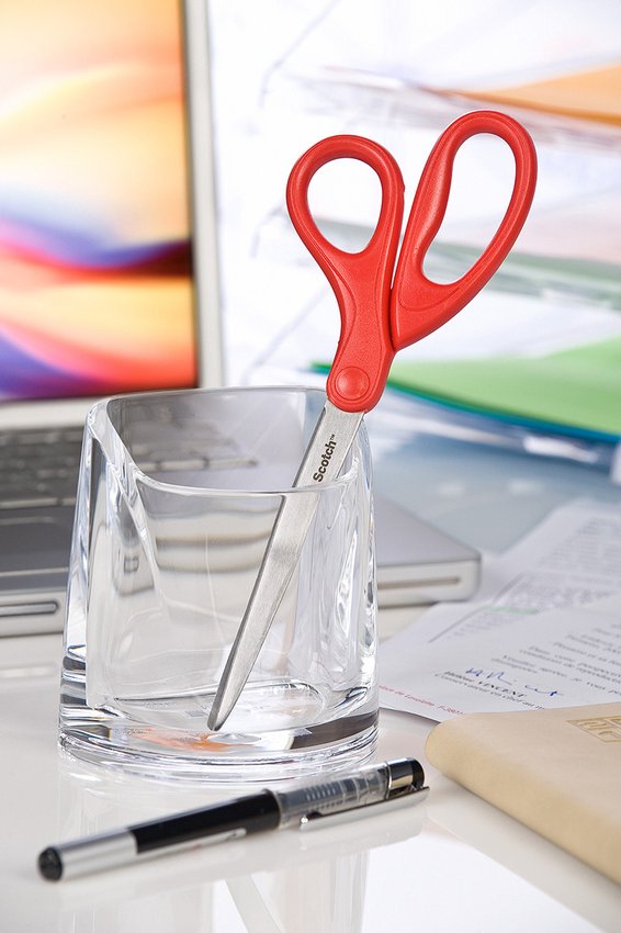 Nożyczki uniwersalne SCOTCH®, 18cm czerwone