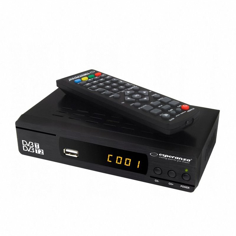 Dekoder Cyfrowy TV Tuner DVB-T/T2 Esperanza