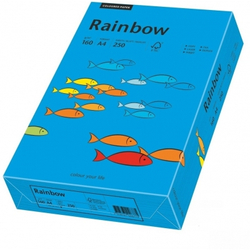 Papier Xero Rainbow A4 160G Ciemny Niebieski R88