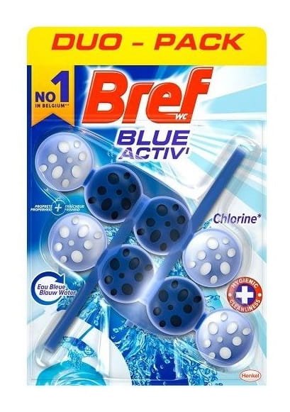 Bref WC Blue Aktiv Koszyk 2 x 4Kulki Chlorine
