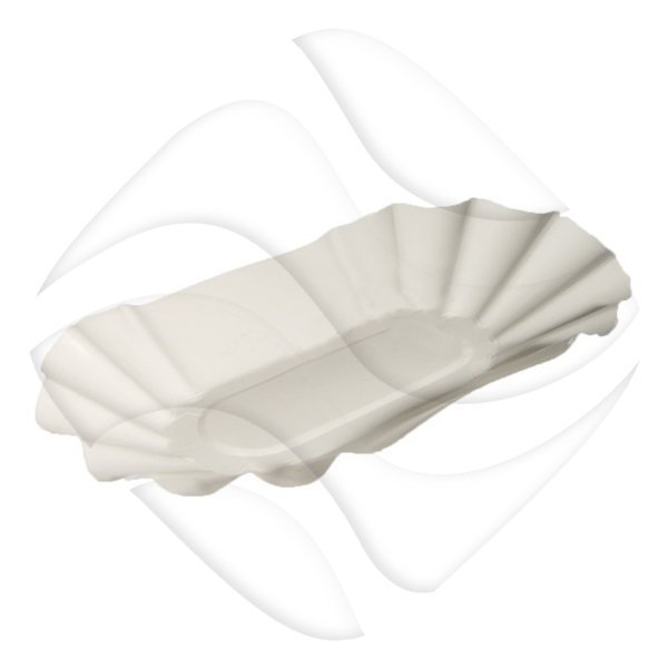 Tacka Papierowa Cukiernicza 10x17x3 (Głęboka) Muszelka A'250 /ABC-Pak